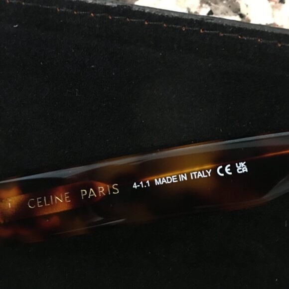 CELINE BROWN TRIOMPHE SUNGLASSES - Picture 8 of 9